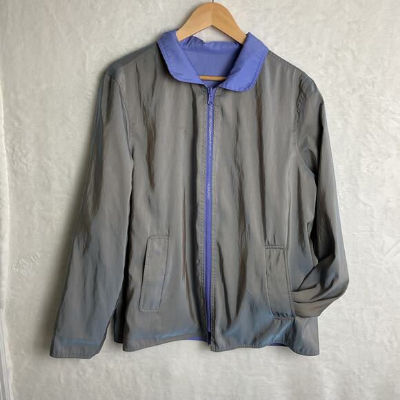 Mycra Pac Reversible Windbreaker Full Zip Jacket Wmns 2 M/L - Picture 4 of 12